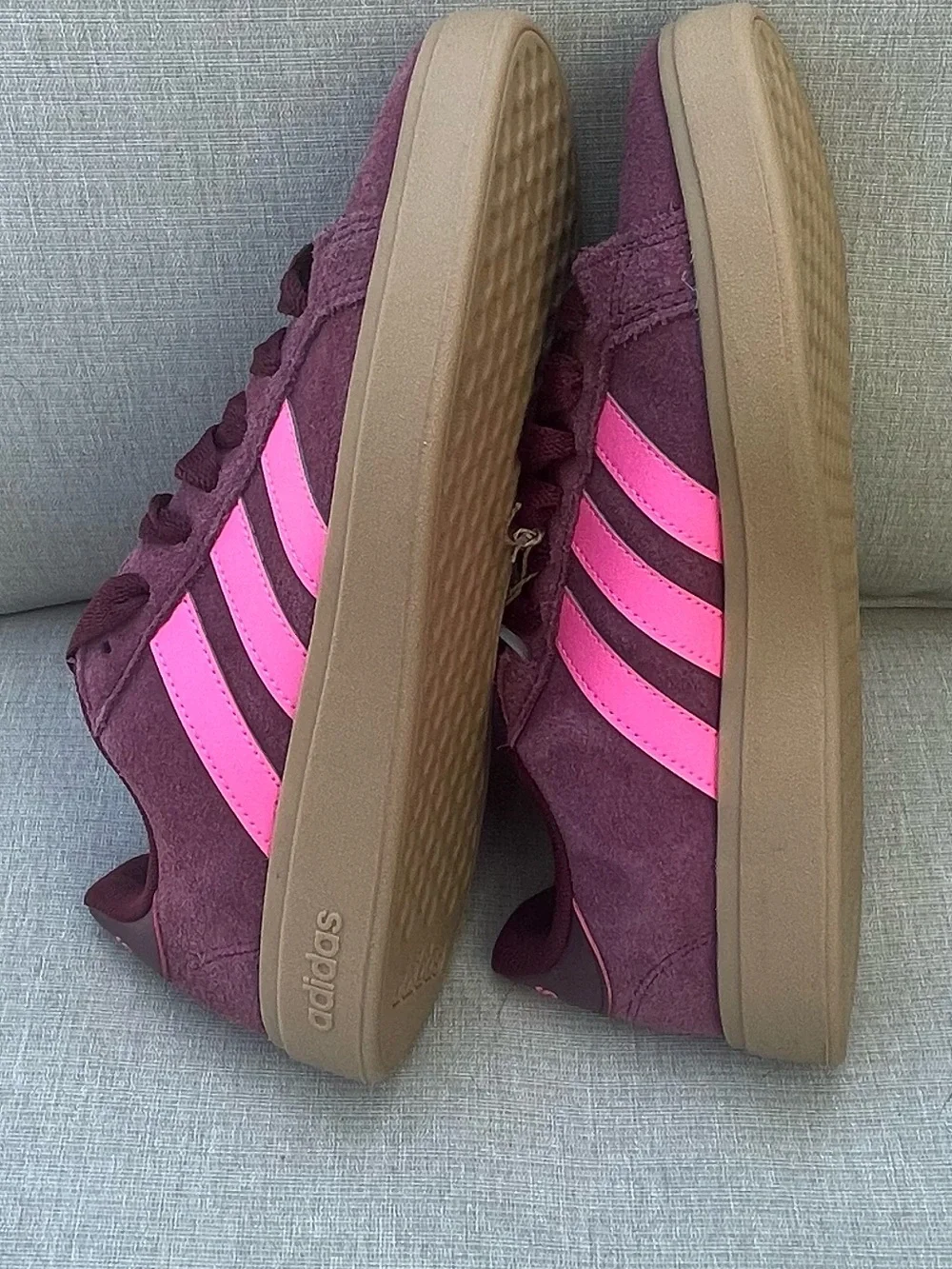 Adidas Womens Sneakers Grand Court Base 00 Shoes Size 8.5 JQ3598 - Picture 6 of 13